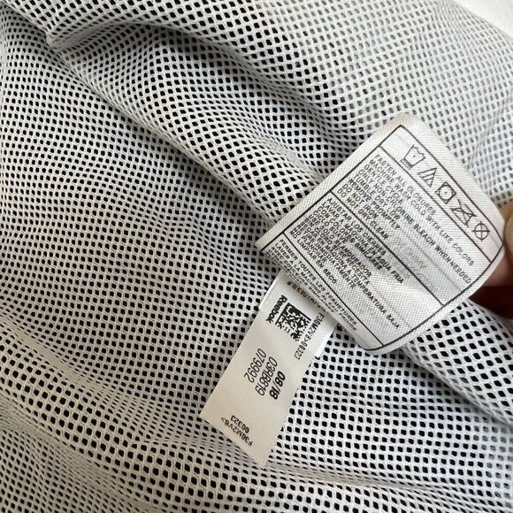 Reebok Windbreaker Logo Red‎ White Blue Hoodie Snap Button Women’s XL - Picture 12 of 13